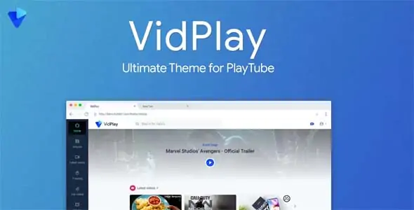 VidPlay The Ultimate PlayTube Theme