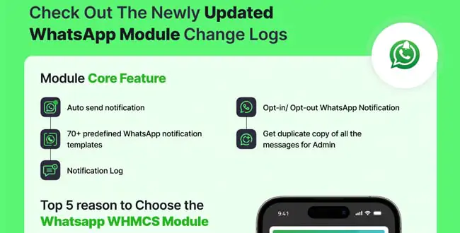 WHMCS WhatsApp Notification Module Nulled