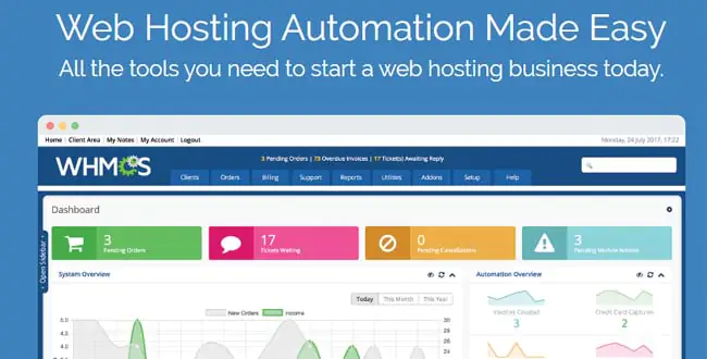 WHMCS – Web Hosting Billing & Automation Platform